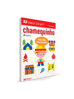 PAPEL CHAMEQUINHO 120G 50FLS - A3 - UN - CHAMEX