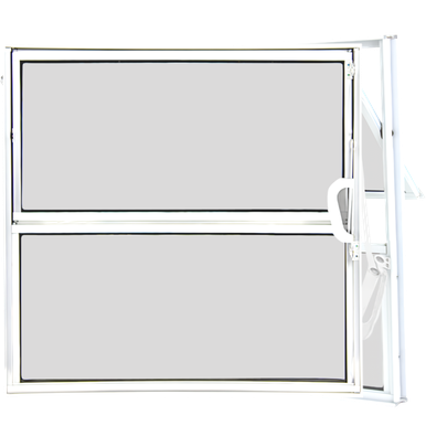 VITRÔ BASCULANTE VIDRO BOREAL SEM GRADE BRANCO 40CMx 40CM