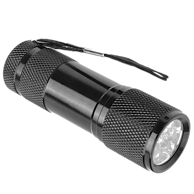 LANTERNA MINI DE ALUMÍNIO COM 9 LEDS STARFER