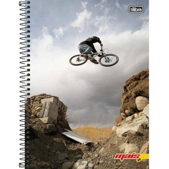CADERNO UNIV CAPA DURA 10X1 200FLS - MAIS+ - PCT 4 - TILIBRA