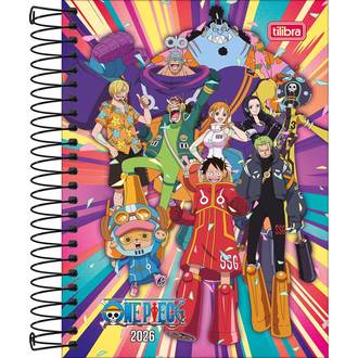 AGENDA ESPIRAL ONE PIECE M4 - DIARIA - 393878 - UN - TILIBRA