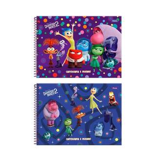 CADERNO DESENHO CAPA DURA 80FLS - ESPIRAL - DIVERTIDA MENTE - UN - FORONI
