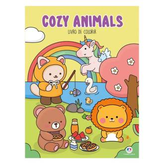 LIVRO DE COLORIR COZY ANIMALS - UN - CIRANDA CULTURAL