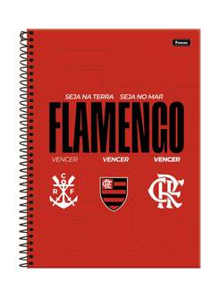 CADERNO UNIV CAPA DURA 15X1 240FLS - 3392987 - FLAMENGO - UN - FORONI