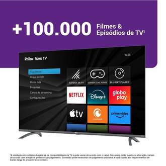 SMART TV LED 50 HD ROKU PTV50G3ERSGB - PRETO - UN - PHILCO