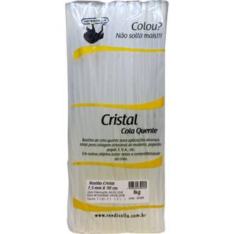 COLA TRANSPARENTE P/ PISTOLA FINO 1KG - 7,5X30 CM - 1KG - UN - RENDICOLLA