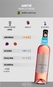 Vinho Amitié Merlot Rosé 750ml