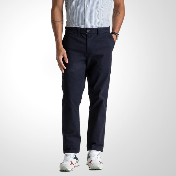 CALCA MASCULINA CHINO CLÁSSICA MARINHO TOMMY HILFIGER
