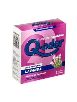 PEDRA SANITARIA 40G C/ GANCHO  - LAVANDA - UN - Q-ODOR