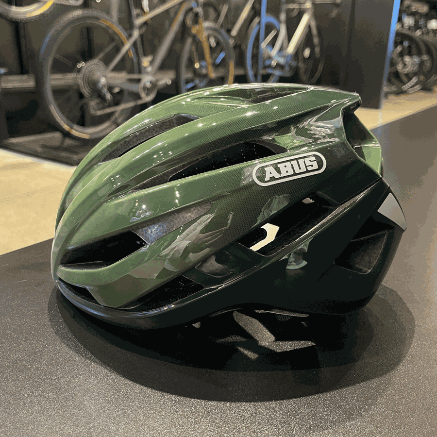 Capacete Abus Stormchaser Verde Militar