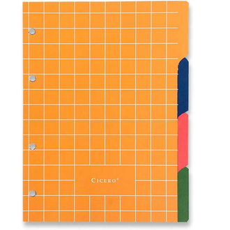 CADERNO ARGOLADO CLASSICA A5 / CAFE - UN - CICERO