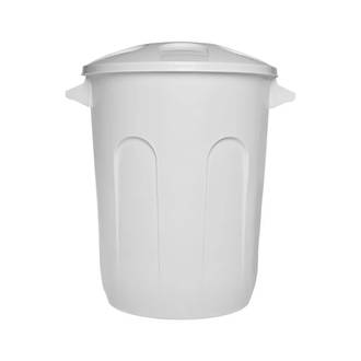 CESTO DE LIXO C/TAMPA 60L - 0069 - BRANCO - UN - JAGUAR