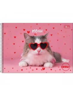 CADERNO DESENHO CAPA DURA 96FLS - ESPIRAL - ZOOM+ FEM - UN - TILIBRA