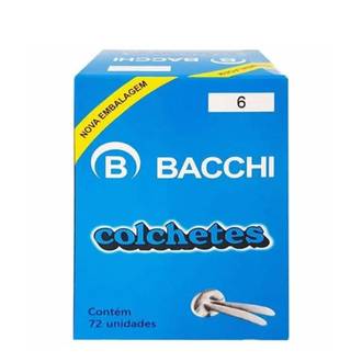 COLCHETE PARA PASTA N.6 C/72  - DPL 10 - BACCHI