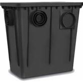 CAIXA GORDURA 52L PRETA ROMA