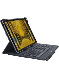 CAPA COM TECLADO S/FIO BT UNIVERSAL FOLIO - 920-008334 - PRETO - UN - LOGITECH