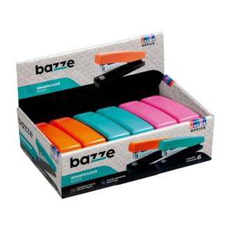 GRAMPEADOR P/25FLS 24/6 - 26/6 COLORIDO 10,4CM - B5309 - UN - BAZZE
