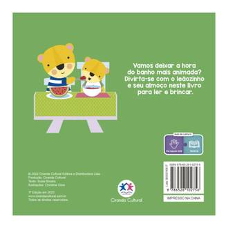 LIVRO DE BANHO HORA DO ALMOÇO - C/ESPONJA - UN - CIRANDA CULTURAL