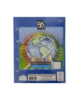 MONOBLOCO COLEGIAL 4FUROS 80FLS / 73010-88 - BASIC ART - UN - JANDAIA