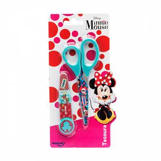 TESOURA ESCOLAR C/PROTETOR 13,5CM - 22374 - MINNIE - CX 24 - MOLIN