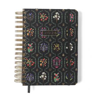 AGENDA ESPIRAL JARDIM A5 - PLANNER PRETO - UN - CICERO