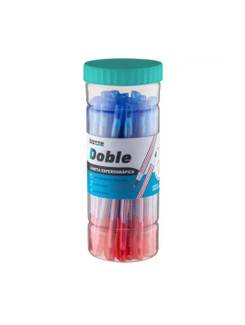 CANETA ESFEROGRAFICA BAZZE DOBLE - AZ/VM - DPL 24 - TRIS