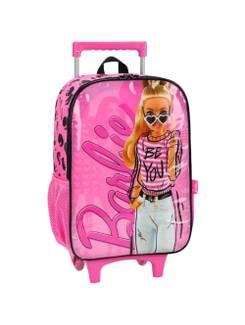 MOCHILA C/RODAS BARBIE IC39102BB - ROSA - UN - LUXCEL