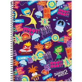 CADERNO UNIV CAPA DURA 10X1 160FLS - 3390968 - DIVERTIDA MENTE - UN - FORONI