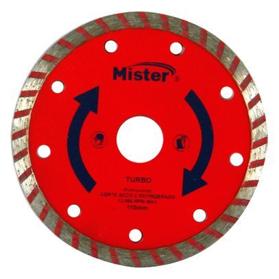 DISCO DIAMANTADO MISTER 110mm TURBO