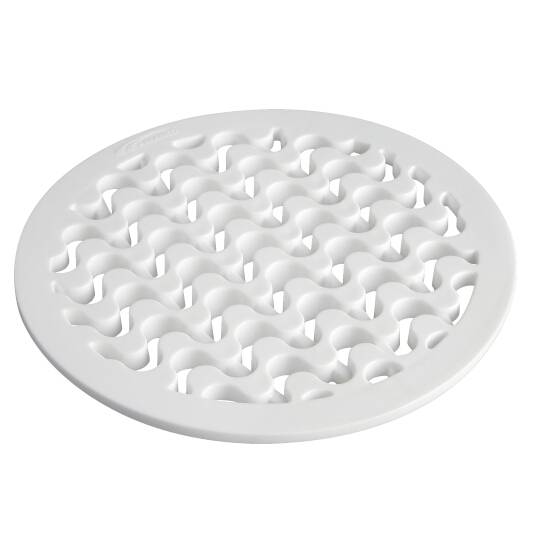 GRELHA PVC BRANCO COPACABANA AMANCO 150 MM REDONDA