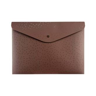 PASTA ENVELOPE C/ BOTAO A4 AROMAS - 0015 - BRIGADEIRO - UN - DELLO