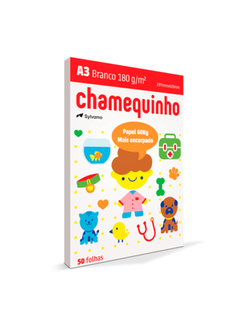 PAPEL CHAMEQUINHO 180G 50FLS - A3 - UN - CHAMEX