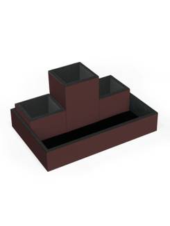 ORGANIZADOR DE MESA 8328 - CACAU - UN - FINA IDEIA