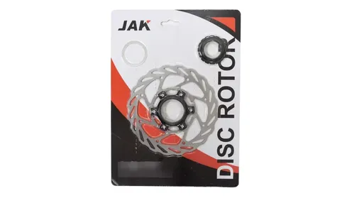 DISCO DE FREIO JAK 140MM CENTERLOCK  CINZA
