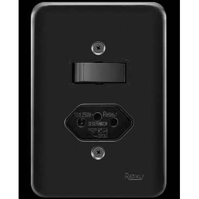 POLAR BLACK TECLA 1(S)+TOM ABNT 20A RADIAL