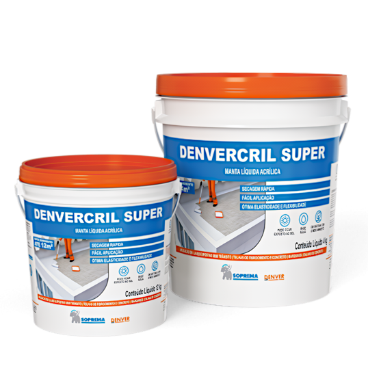 SUPER MANTA LÍQUIDA DENVERCRIL CINZA 12.0KG