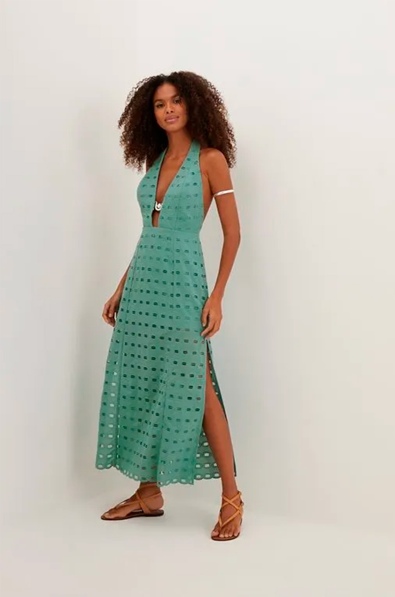 VESTIDO LONGO MARYSE DET SEAGLASS