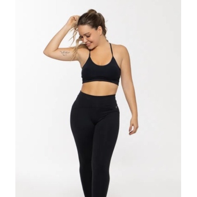 Top Roma Impacto Feminino Preto