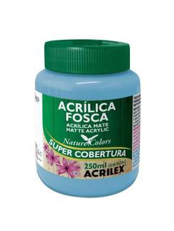 TINTA ACRILICA FOSCA 250ML  - AZUL CELESTE - UN - ACRILEX