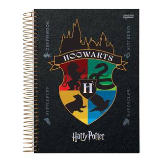 CADERNO UNIV CAPA DURA 1X1 96FLS - HARRY POTTER - PCT 4 - JANDAIA