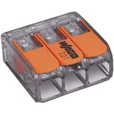 CONECTOR EMENDA 3 FIOS ATE 4,0mm (4PCS) 221-413 WAGO