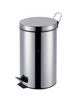 LIXEIRA INOX C/PEDAL AGATA 12L - 8223 - UN - MOR