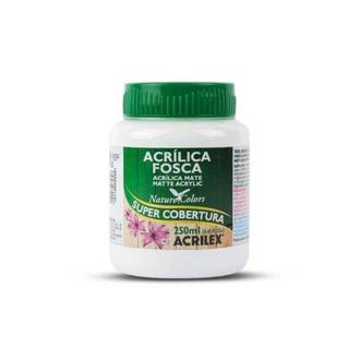 TINTA ACRILICA FOSCA 250ML  - BRANCO - UN - ACRILEX