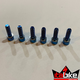 Parafuso em Titânio Para Avanço/Mesa e Guidão Azul (6 Parafusos) - 4