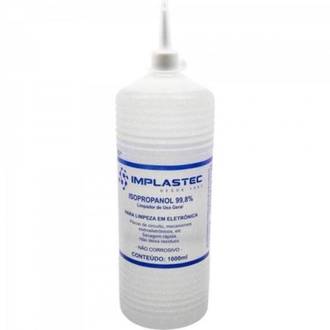 ALCOOL ISOPROPILICO 1L ISOPROPANOL 99,8% C/ BICO - UN - IMPLASTEC