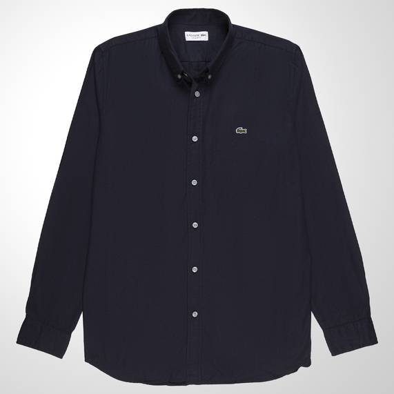 CAMISA MASCULINA CLÁSSICA REGULAR FIT MARINHO LACOSTE