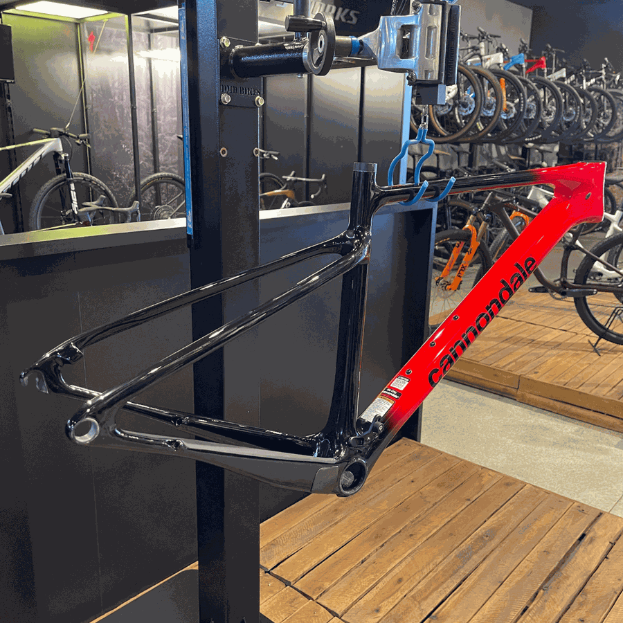 Quadro Cannondale Scalpel HT Vermelho e Preto