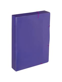 PASTA ELASTICO PLASTICA 4CM A4/FULL COLOR - 0439 - ROXO ESCURO - UN - DELLO