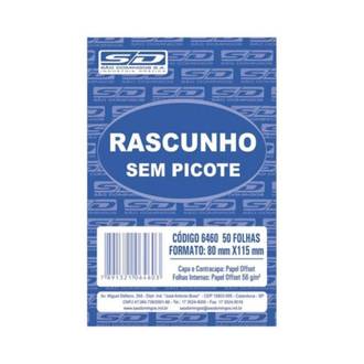 RASCUNHO SEM PICOTE 50 FOLHAS 80X115MM - 10057 - UN - SAO DOMINGOS