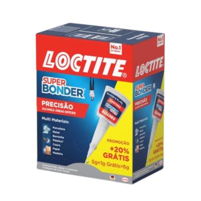 SUPER BONDER PRECISAO 5g + 1g (25) CAIXA